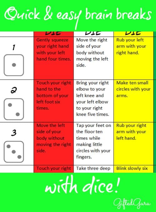 dice breaks - pinterest