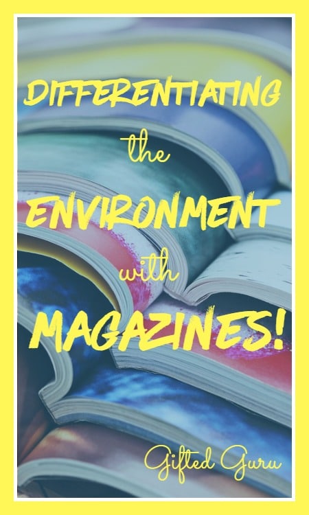 differentiating the environment with magazines!