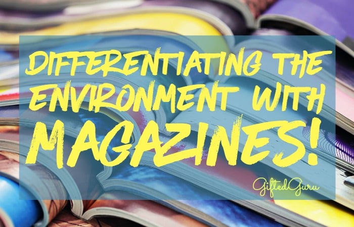 Differentiating the environment with magazines