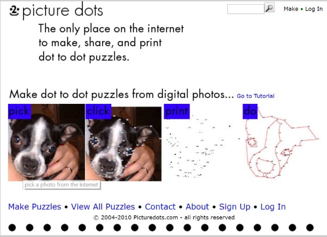 picture dots screenshot