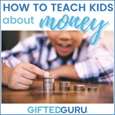a kid counting money: How to teach kids about money