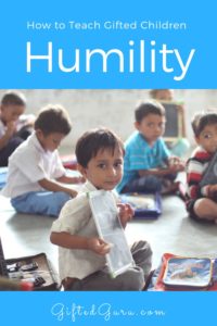 How to Teach Gifted Children Humility - children in classroom