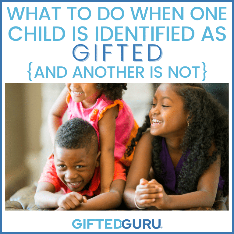 3 children laughing - What To Do When One Child is Identified as Gifted and Another is Not