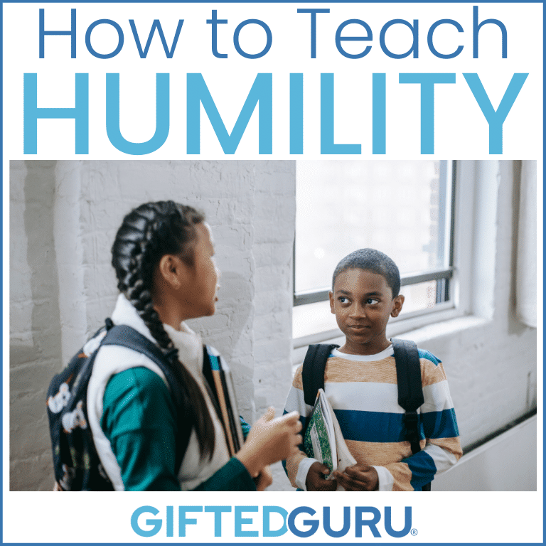 two kids talking: how to teach gifted children humility