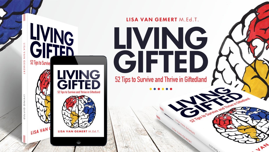 3D MOCKUP of Living Gifted by Lisa Van Gemert