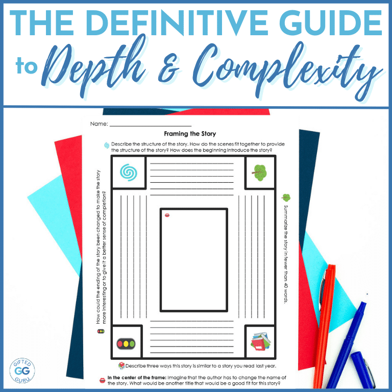 Depth and Complexity Icon Cards