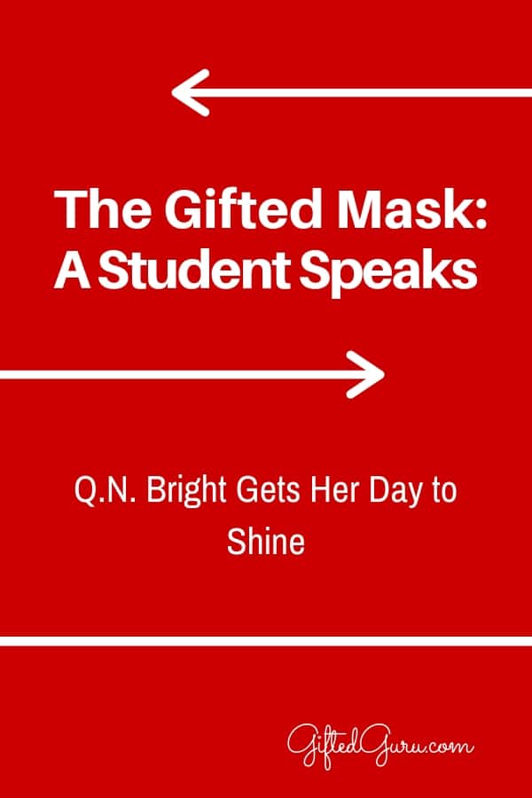 pinterest image of article "The Gifted Mask" Gifted Guru