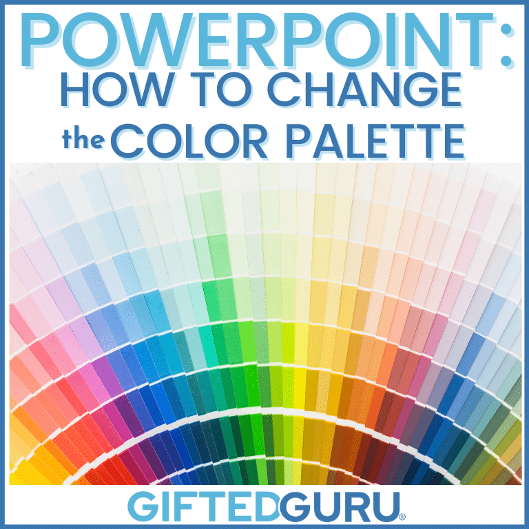 Changing the Color Palette in Microsoft Office - Gifted Guru