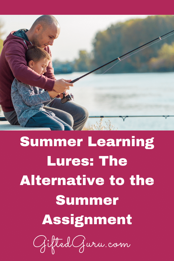pinterest image for Summer Learning Lures
