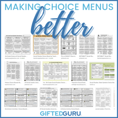 menus - Making Choice Menus Better