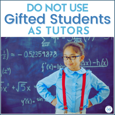 gifted student as tutor