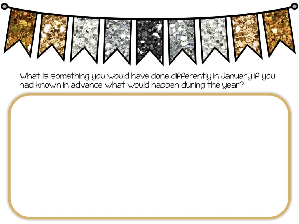 glittery banner with text and text box