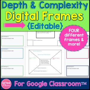 Depth and complexity frames