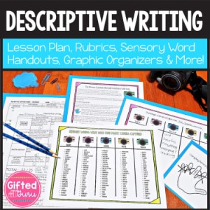 pictures of descriptive writing resource