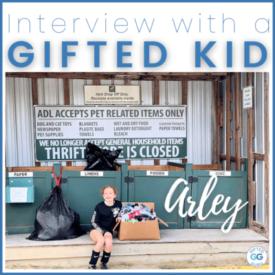 interview with a gifted kid Arley