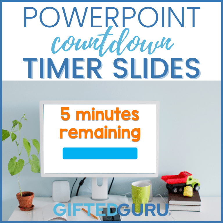 PowerPoint Timer Slides - Gifted Guru