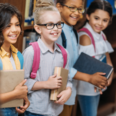 smiling students